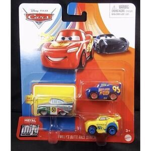 DISNEY PIXAR CARS MINI RACERS WILLY'S BUTTE SALUDOS AMIGOS RAMONE 3 PACK